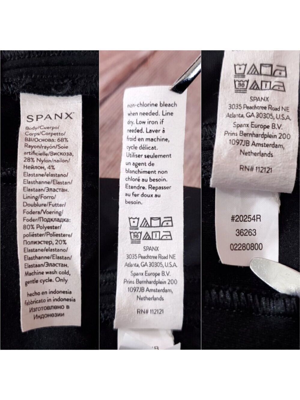 Spanx Womens Size Small The Perfect Pant Slim Straight Stretch Black 20254R - Picture 10 of 11